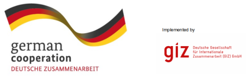 german cooperation, deutsche Zusammenarbeit, implemented by giz: Deutsche Gesellschaft für Internationale Zusammenarbeit